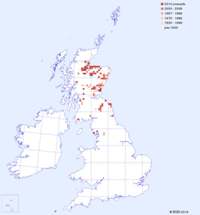 distribution map