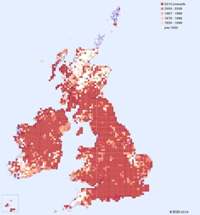 distribution map