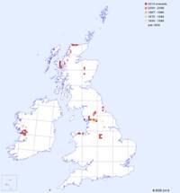 distribution map