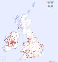 distribution map