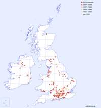 distribution map