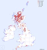 distribution map