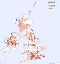 distribution map