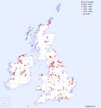 distribution map