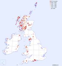 distribution map