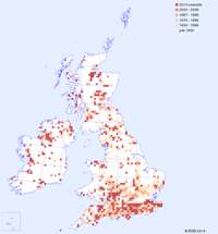 distribution map