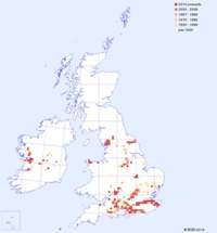 distribution map