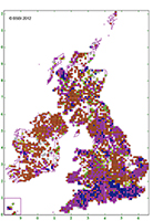 distribution map