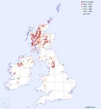 distribution map